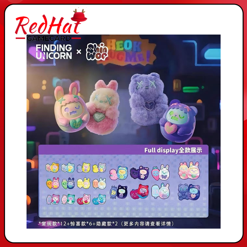 ShinWoo- Hug Me Mini Series Blind Box – Red Hat Game Card
