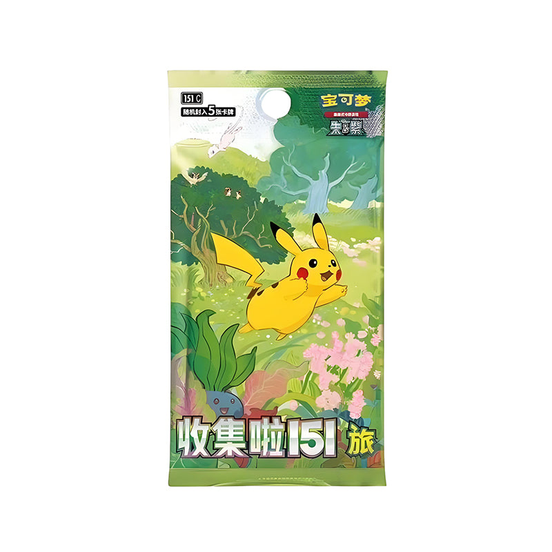 Chinese Version 151 Journey Slim Pack Pokemon Card