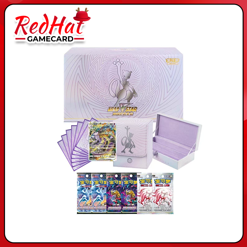 Simplified Pokemon  Card Mewtwo Vstart Gift Box
