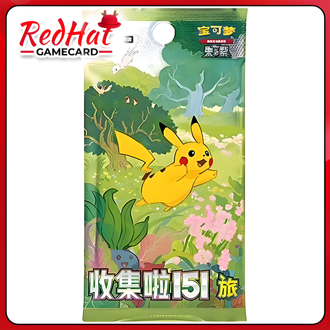 Pokemon – Red Hat Game Card