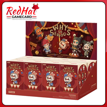 POPMART-"Why So Serious" Series-Vinyl Plush Pendant Blind Box Labubu Popmart