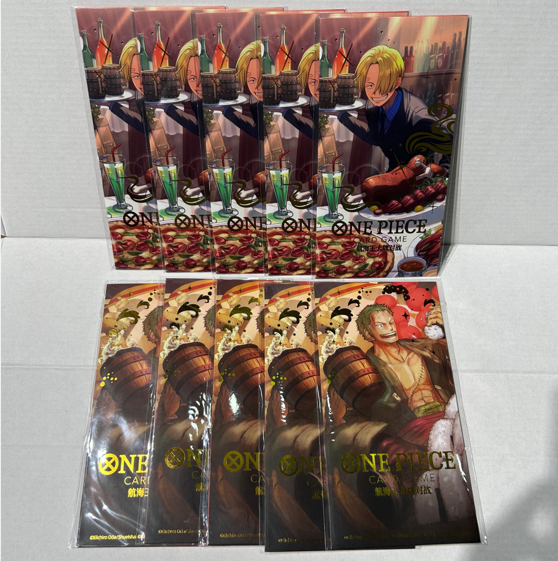 BanDai One Piece Chinese Promos Red Packet One Set (Luffy Zoro,Hancock.Sanji)
