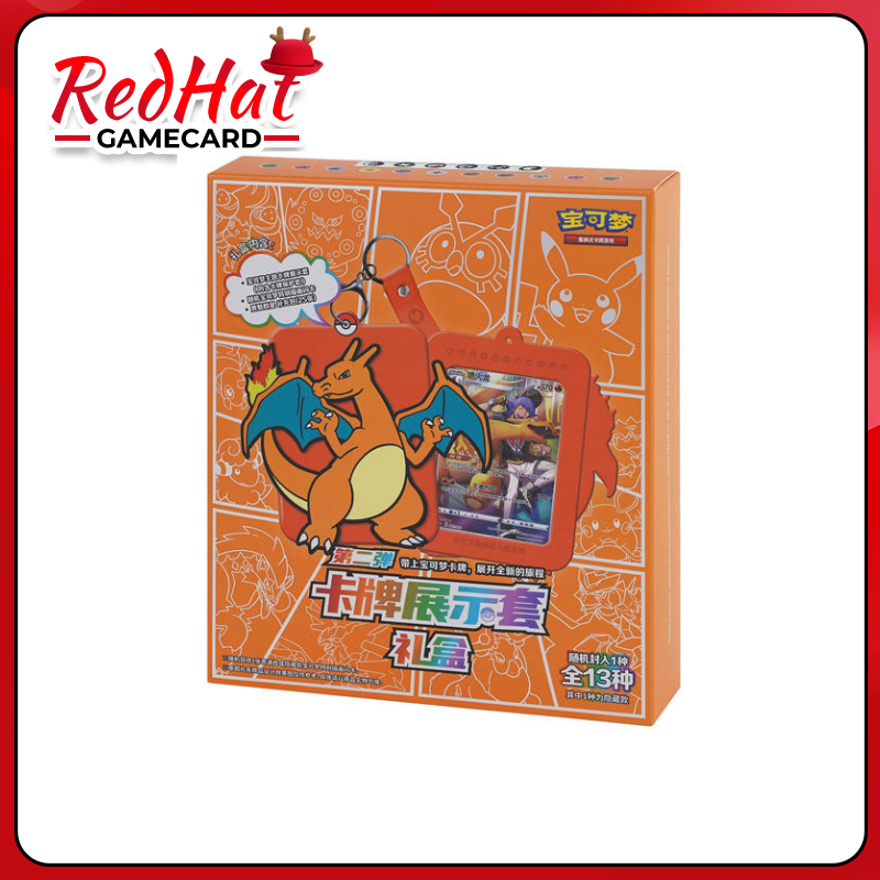 Pokemon TCG S-Chinese Brave Stars Charizard Card Display Frame Gift Box