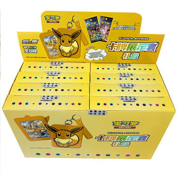 Simplified Chinese Version Pokemon PTCG Card Display Sleeve Gift Box ,Eevee Box