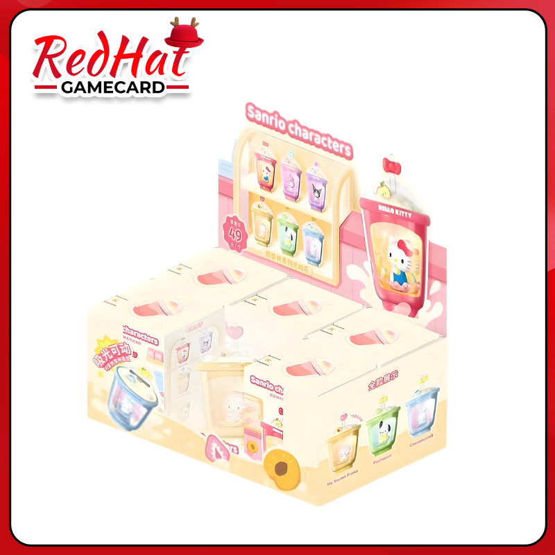 Sanrio Characters  -Hello Kitty Milk Tea Cup with  Solar Panel Blind Box