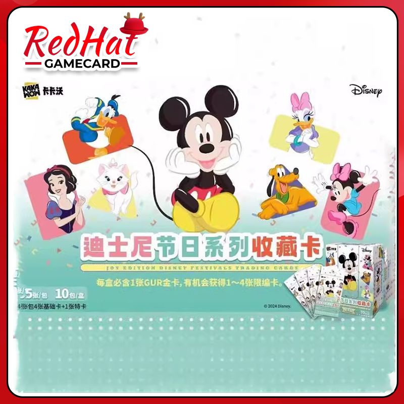 Kakawow 2024 Disney Mickey JOY Edition Festivals Trading Cards Sealed case 36box