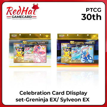 PTCG  30th  Celebration Card DIisplay set-Greninja EX /-Sylveon EX