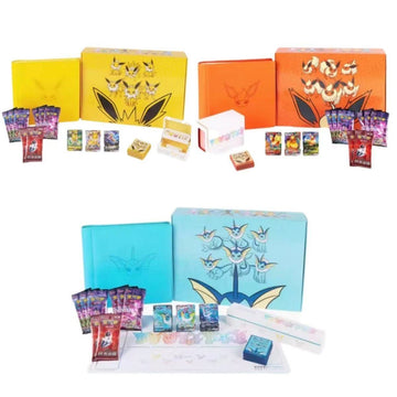 Simplified Chinese version Eevee Advanced Gift Box Vaporeon ,Flareon,Jolteon  (3 boxes per case)